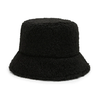 Fashion Favorite Teddy Bucket Hat - Zwart