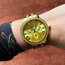 Geneva Geneva Gold Crystal Horloge | Goudkleurig | Staal | 42 mm