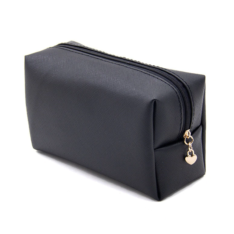 Make Up Toilettas Zwart PU Leder 17 x 10 x 8 cm Fashion Favorite