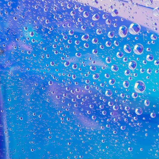 Make-Up / Toilettas - Holografisch / Regenboog | Thermoplastic PU | 18 x 8 x 9 cm