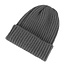 Fashion Favorite Beanie Knitted Muts - Grijs | Polyacryl | One Size