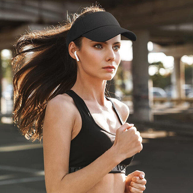 Zonneklep | Navy | Katoen/Acryl | 56-58 cm