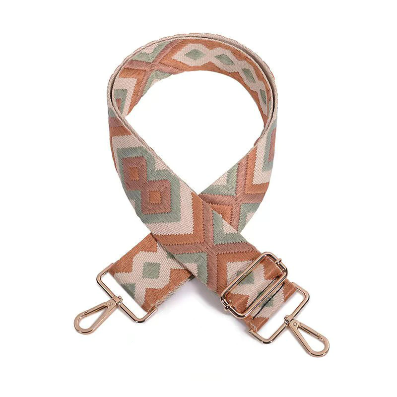 Bag Strap Tas Riem Bruin Oudroze Beige Fashion Favorite