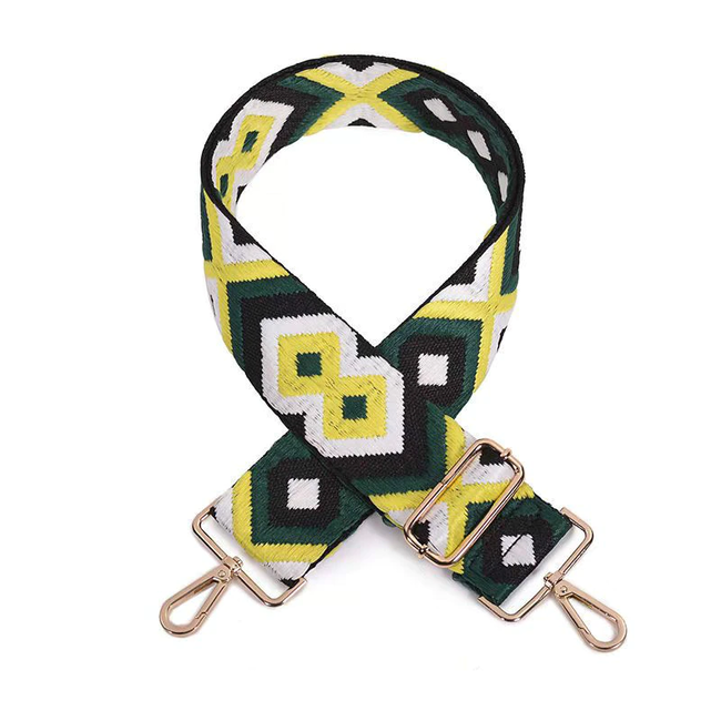 Bag Strap Tas Riem Groen Geel Zwart Schouderriem 130 cm Fashion Favorite