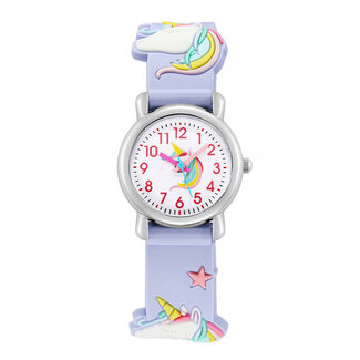 Fashion Favorite Kinderhorloge 3D Unicorn  - Lila