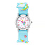 Fashion Favorite Kinderhorloge 3D Eenhoorn/Unicorn Blauw | Kunststof/Plastic | Ø 20 mm | Fashion Favorite