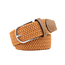 Fashion Favorite Gevlochten Riem - Cognac |  95-105 cm Stretch | Canvas/Polyester | Fashion Favorite