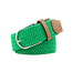 Fashion Favorite Gevlochten Riem - Groen | 95 - 105 cm Stretch | Canvas/Polyester | Fashion Favorite