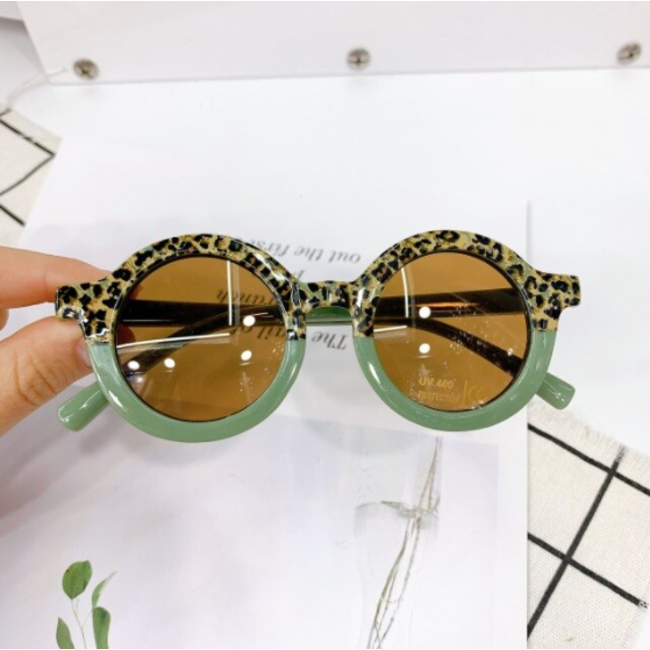 Kinder Zonnebril | Luipaard Groen | UV400