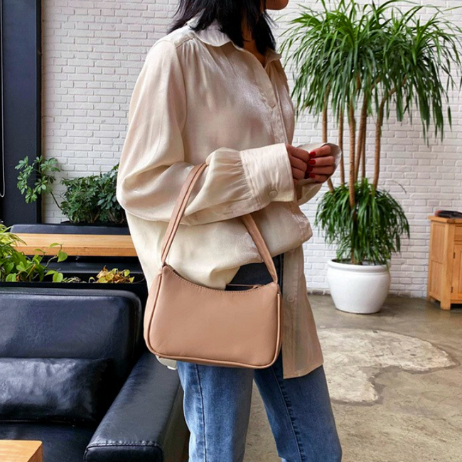 Schouder / Hand Tas | Camel | 23 x 14 x 8 cm | Kunstleer | Fashion Favorite