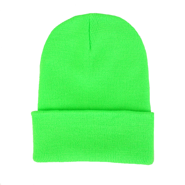 Fashion Favorite Beanie Muts Uni Groen | Polyacryl | One Size | Fashion Favorite