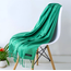 Pashmina Sjaal - Groen | Polyester | 180 x 70 cm