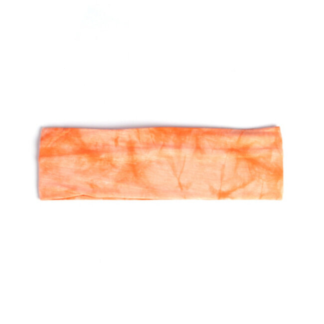 Fashion Favorite Haarband Tie Dye - Oranje  | Hoofdband | Polyester