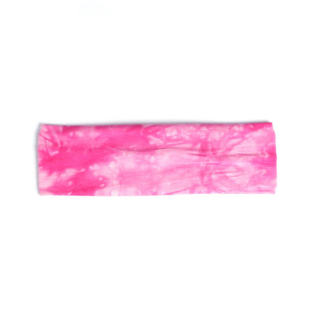 Fashion Favorite Haarband Tie Dye - Roze  | Hoofdband | Polyester