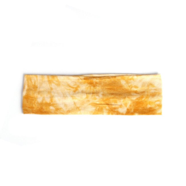 Fashion Favorite Haarband Tie Dye - Geel | Hoofdband | Polyester