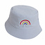 Fashion Favorite Kinder Bucket Hat - Blauw | Regenboog | 52 cm | Tweezijdig