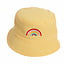 Fashion Favorite Kinder Bucket Hat - Geel | Regenboog | 52 cm | Tweezijdig