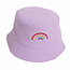 Fashion Favorite Kinder Bucket Hat - Paars | Regenboog | 52 cm | Tweezijdig