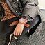 Fashion Favorite Siliconen Horloge - Bruin | Ø 47 cm | Kinderhorloge