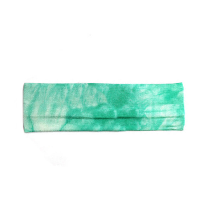 Haarband Tie Dye - Groen | Hoofdband | Polyester