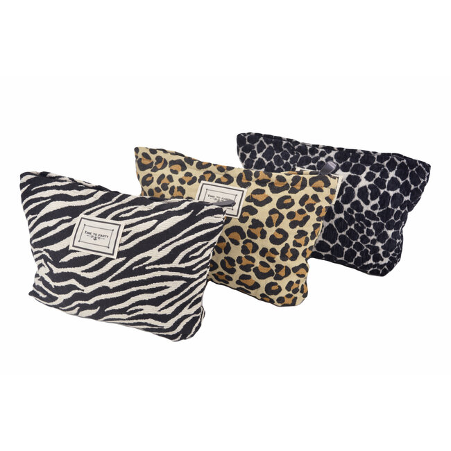 Toilettas - Zebra | Make-Up Tas | Katoen | Fashion Favorite