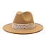 Fashion Favorite Fedora Hoed - Aztec Camel | Verstelbaar | 56 - 58 cm