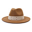 Fashion Favorite Fedora Hoed - Aztec Bruin | Verstelbaar | 56 - 58 cm