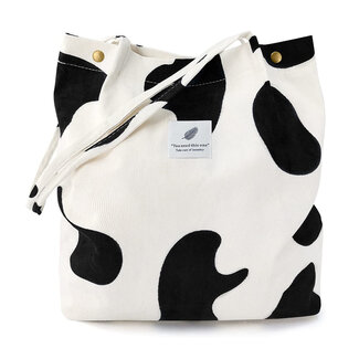 Fashion Favorite Shopper / Tote Bag - Cow Corduroy