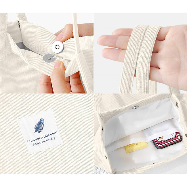 Shopper - Beige | Tote Bag / Schoudertas | Corduroy | Fashion Favorite