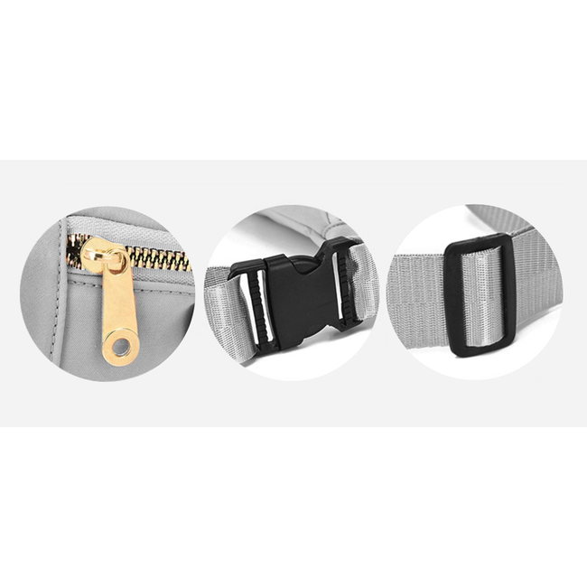 Heuptas - Beige Oxford | Canvas / Nylon |  30 x 14 x 7 cm