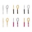 Fashion Favorite LILI Bar Oorbellen - Multi/Gold | 925 Silver