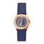 Fashion Favorite Geneva Strass Horloge - Blauw/Rosekleurig