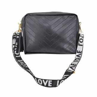 Fashion Favorite LOVE Schoudertas - Zwart