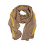 Fashion Favorite Sjaal Kyana - Bruin/Geel/Creme | Viscose | 180 x 90 cm