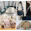 Fashion Favorite Bag Strap / Tas Riem | Lila/Creme/Blauw | Schouderriem - 130 cm