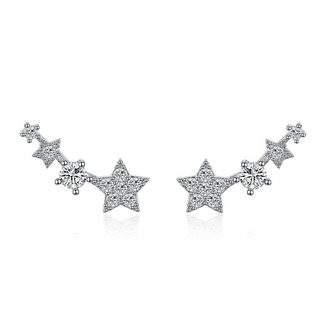 Fashion Favorite Earcuff Oorbellen Star - Zilverkleurig