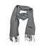 Pashmina Sjaal - Grijs  | Polyester | 180 x 70 cm