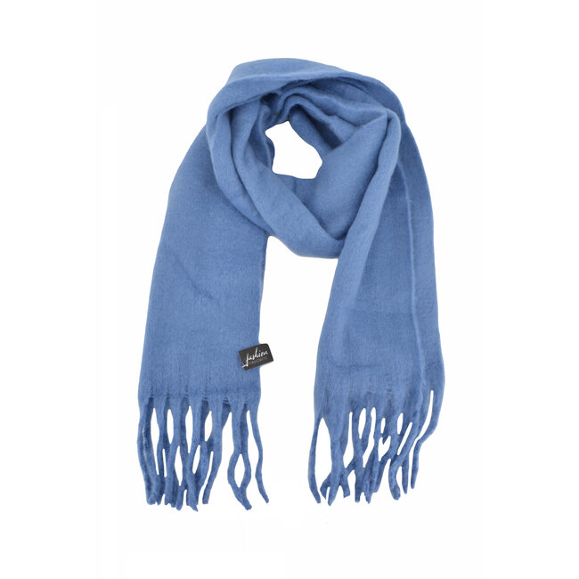 Fashion Favorite Winter Sjaal - Blauw | Polyester | 190 x 45 cm