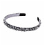 Fashion Favorite Strass Diadeem - Grijs | Kunststof / Polyester