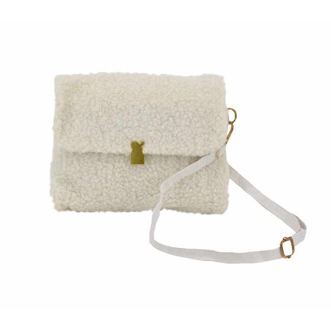 Fashion Favorite Teddy Schoudertas - Creme | 22 x 20 x 7 cm