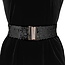 Fashion Favorite Sparkle Taille Riem - Zwart | 65 - 95 cm | Elastische Glitter Riem