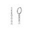 Fashion Favorite LILI Bar Oorbellen - White/Silver