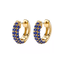 Fashion Favorite KIRA Oorringen - Gold/Blue | 925 Silver / Gold Plated