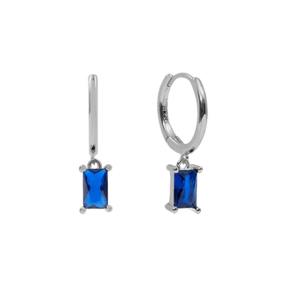 Fashion Favorite LOVI Square Oorbellen - Blue/Silver