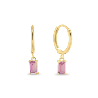 Fashion Favorite LOVI Square Oorbellen - Pink/Gold