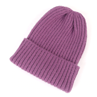 Fashion Favorite Beanie Knitted Muts - Paars