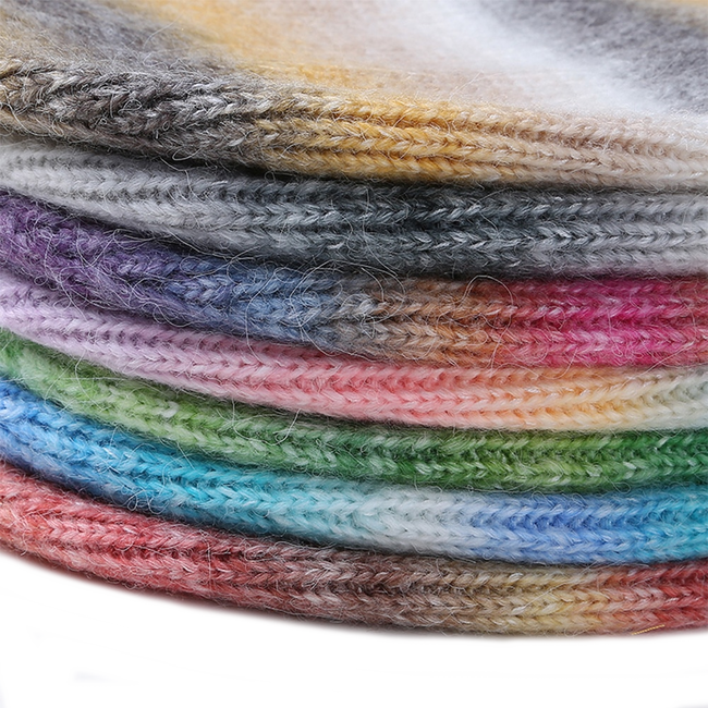 Beanie / Muts  - Tie Dye Oker | Polyacryl | One Size | Fashion Favorite