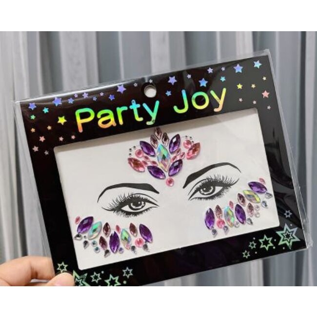 Gezicht Glitters | Shiny Puprle | Fashion Favorite