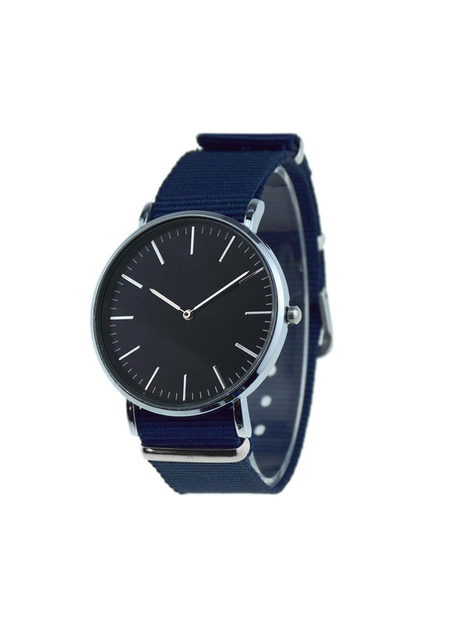 Dexx  Blue Horloge | Blauw | Nylon  Band