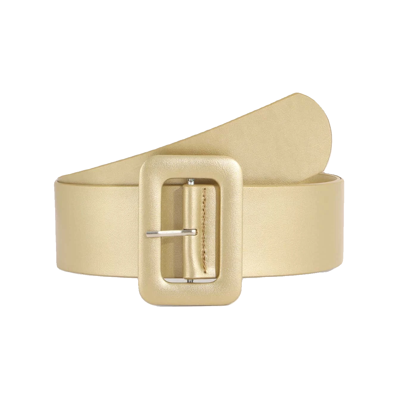 Glimmend Rook Vluchtig Shiny Tailleriem - Gold | 85 x 4,2 cm | Kunstleder - Fashion Favorite